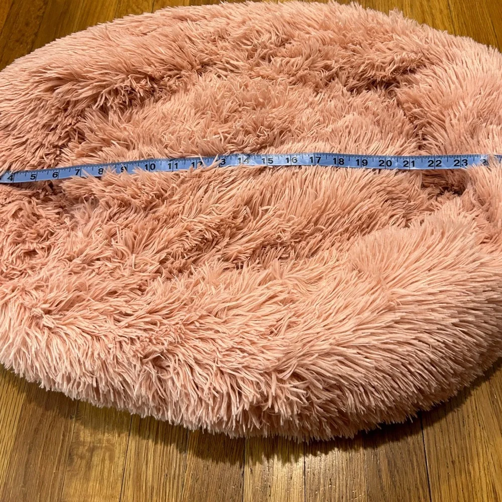 Pink Fluffy Pet Bed SMALL